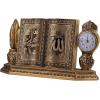 image:imageModefa Turkish Islamic Table Decor  Muslim Islamic Housewarming Ramadan Eid Celebration Gift  Clock and Mushaf Allah Muhammad  GoldAllah Muhammad  Gold