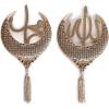 image:imageIslamic Wall Hanging Decor Housewarming Gift with Tassel  Allah and Muhammad Crescent Set  ESMA PearlPearl