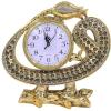 image:imageModefa Islamic Turkish Decor Elegant Table Shelf Clock Waw Tulip with 99 Names of Allah Gold