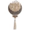 image:imageModefa Kelima Tawhid Tevhid Touheed Wall Decor With Tassel Decoration Ayatul Kursi Wall Decor GoldPearl