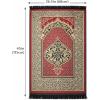 image:imageModefa Islamic Gifts Prayer Mat  Thin Woven Praying Mat Muslim Prayer Rug  Muslim Gifts for Men Ramadan Gifts with Tesbih Prayer Beads  Ottoman Rug with Cylinder Gift Box Set Ramadan RedRed
