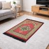image:imageModefa Islamic Gifts Prayer Mat  Thin Woven Praying Mat Muslim Prayer Rug  Muslim Gifts for Men Ramadan Gifts with Tesbih Prayer Beads  Ottoman Rug with Cylinder Gift Box Set Ramadan RedRed