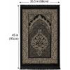 image:imageModefa Islamic Gifts Prayer Mat  Thin Woven Praying Mat Muslim Prayer Rug  Muslim Gifts for Men Ramadan Gifts with Tesbih Prayer Beads  Ottoman Rug with Cylinder Gift Box Set Ramadan RedBlack