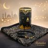 image:imageModefa Islamic Gifts Prayer Mat  Thin Woven Praying Mat Muslim Prayer Rug  Muslim Gifts for Men Ramadan Gifts with Tesbih Prayer Beads  Ottoman Rug with Cylinder Gift Box Set Ramadan RedBlack