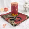 image:imageModefa Islamic Gifts Prayer Mat  Thin Woven Praying Mat Muslim Prayer Rug  Muslim Gifts for Men Ramadan Gifts with Tesbih Prayer Beads  Ottoman Rug with Cylinder Gift Box Set Ramadan RedRed