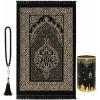 image:imageModefa Islamic Gifts Prayer Mat  Thin Woven Praying Mat Muslim Prayer Rug  Muslim Gifts for Men Ramadan Gifts with Tesbih Prayer Beads  Ottoman Rug with Cylinder Gift Box Set Ramadan RedBlack