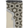 image:imageModefa Turkish Travel Prayer Mat  Muslim Prayer Rug  Thin Woven Cotton Traditional Janamaz Sejjadah for Men Women  Prayer Matt Islam Praying Mat Stargazer BlackBlue