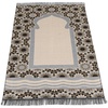 image:imageModefa Turkish Travel Prayer Mat  Muslim Prayer Rug  Thin Woven Cotton Traditional Janamaz Sejjadah for Men Women  Prayer Matt Islam Praying Mat Stargazer BlackBlack