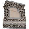 image:imageModefa Turkish Travel Prayer Mat  Muslim Prayer Rug  Thin Woven Cotton Traditional Janamaz Sejjadah for Men Women  Prayer Matt Islam Praying Mat Stargazer BlackBlack