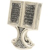 image:imageModefa Islamic Decor  Eid Gifts for Women  Muslim Decorations for Home Islamic Art  Islamic Table Decor Showpiece Quran Open Book AllahMuhammad  Silver MediumAyatul Kursi Mother of Pearl