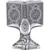 image:imageModefa Islamic Decor  Eid Gifts for Women  Muslim Decorations for Home Islamic Art  Islamic Table Decor Showpiece Quran Open Book AllahMuhammad  Silver MediumAyatul Kursi Silver