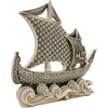 image:imageModefa Islamic Table Decor  99 Names of Allah Boat Showpiece  Muslim Home Decor Islamic Calligraphy Art Ramadan Eid Gift Hajj Gifts Mother of PearlSilver