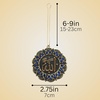 image:imageModefa Turkish Islamic Ottoman DoubleSided Allah Muhammad Star Shaped Car Rear View Mirror Hanger Medallion Pendant Accessory SilverRedGoldBlue