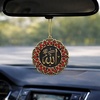 image:imageModefa Turkish Islamic Ottoman DoubleSided Allah Muhammad Star Shaped Car Rear View Mirror Hanger Medallion Pendant Accessory SilverRedGoldRed