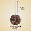 image:imageModefa Turkish Islamic Ottoman DoubleSided Allah Muhammad Star Shaped Car Rear View Mirror Hanger Medallion Pendant Accessory SilverRedGoldRed