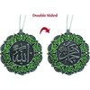 image:imageModefa Turkish Islamic Ottoman DoubleSided Allah Muhammad Star Shaped Car Rear View Mirror Hanger Medallion Pendant Accessory SilverRedSilverGreen
