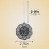 image:imageModefa Turkish Islamic Ottoman DoubleSided Allah Muhammad Star Shaped Car Rear View Mirror Hanger Medallion Pendant Accessory SilverRedSilverWhite