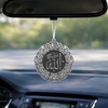 image:imageModefa Turkish Islamic Ottoman DoubleSided Allah Muhammad Star Shaped Car Rear View Mirror Hanger Medallion Pendant Accessory SilverRedSilverWhite