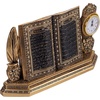 image:imageModefa Turkish Islamic Table Decor  Muslim Islamic Housewarming Ramadan Eid Celebration Gift  Clock and Mushaf Allah Muhammad  Mother of PearlAyatul Kursi  Gold