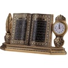 image:imageModefa Turkish Islamic Table Decor  Muslim Islamic Housewarming Ramadan Eid Celebration Gift  Clock and Mushaf Allah Muhammad  Mother of PearlAyatul Kursi  Gold