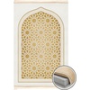 image:imageModefa Foam Prayer Rug  Thick Padded Prayer Mat Cushioned Thick Prayer Mat  Large Long Soft Muslim Prayer Rug Velvet Digital Print Lattice  GoldLattice  Gold