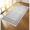 image:imageModefa Foam Prayer Rug  Thick Padded Prayer Mat Cushioned Thick Prayer Mat  Large Long Soft Muslim Prayer Rug Velvet Digital Print Lattice  GoldMosaic Floral  Grey
