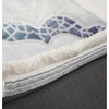 image:imageModefa Foam Prayer Rug  Thick Padded Prayer Mat Cushioned Thick Prayer Mat  Large Long Soft Muslim Prayer Rug Velvet Digital Print Lattice  GoldSelcuk Arch  Aqua Blue