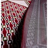 image:imageModefa Turkish Islamic Prayer Rug  Large Gathering amp Group Praying Carpet  Wide Plush Velvet Praying Mat  Multi Person Muslim Janamaz Sajada for Family  20 Person Geometric Red
