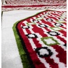 image:imageModefa Turkish Islamic Prayer Rug  Large Gathering amp Group Praying Carpet  Wide Plush Velvet Praying Mat  Multi Person Muslim Janamaz Sajada for Family  20 Person Geometric Red
