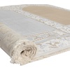 image:imageModefa Wide 4 Person Group Family Islamic Prayer Rug  Luxury Velvet Janamaz Sejadah  Serenity Garden BlueWhiteBeigeGrey